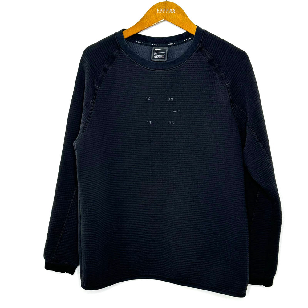 Nike Sportswear Tech Pack Crew Sweatshirt‎ Mens Medium Black